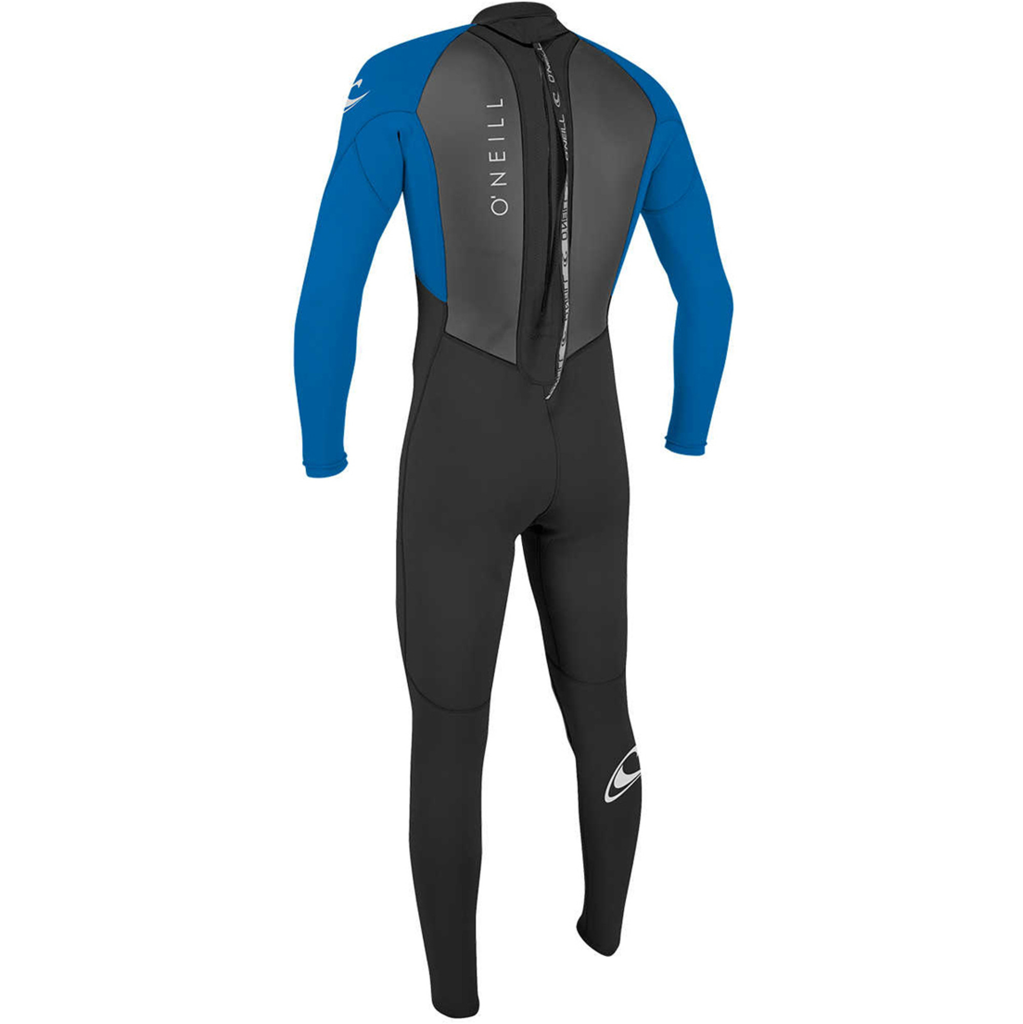 O'Neill Reactor II 3/2mm – Muta Intera Uomo Con Zip Posteriore, Nero/Azzurro, Taglia Large Tall – Schiuma FluidFlex - 4